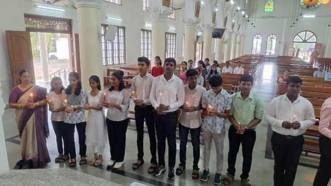 Oath-Taking Ceremony of YCS Held in St Lawrence Church, Moodubelle